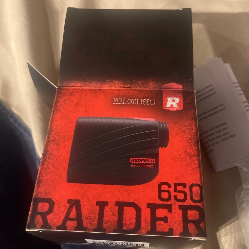 Redfield Raider 650 Laser Rangefinder Case Box Instruction Manual